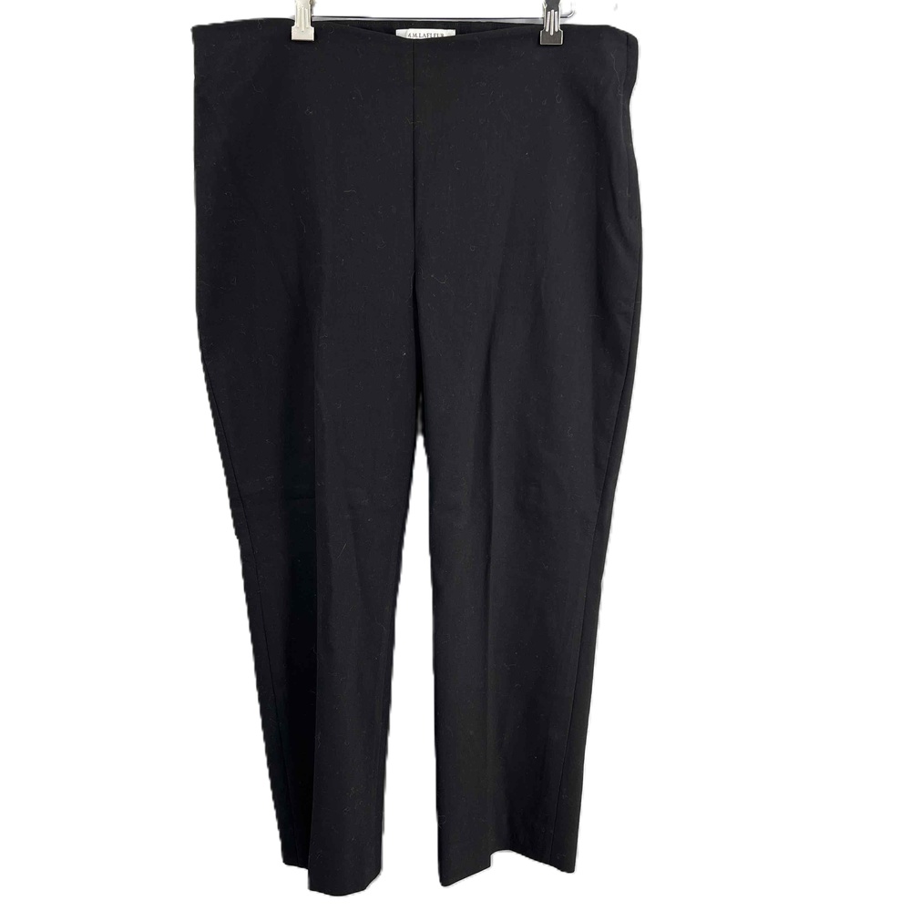 MMLaFleur Black Minimalist Dress‎ Pants Office Professional Womens Plus 2X